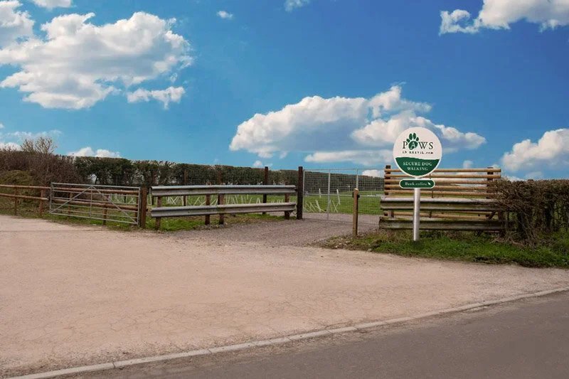 Paws in Keevil (Dog Field), Trowbridge in Great Hinton